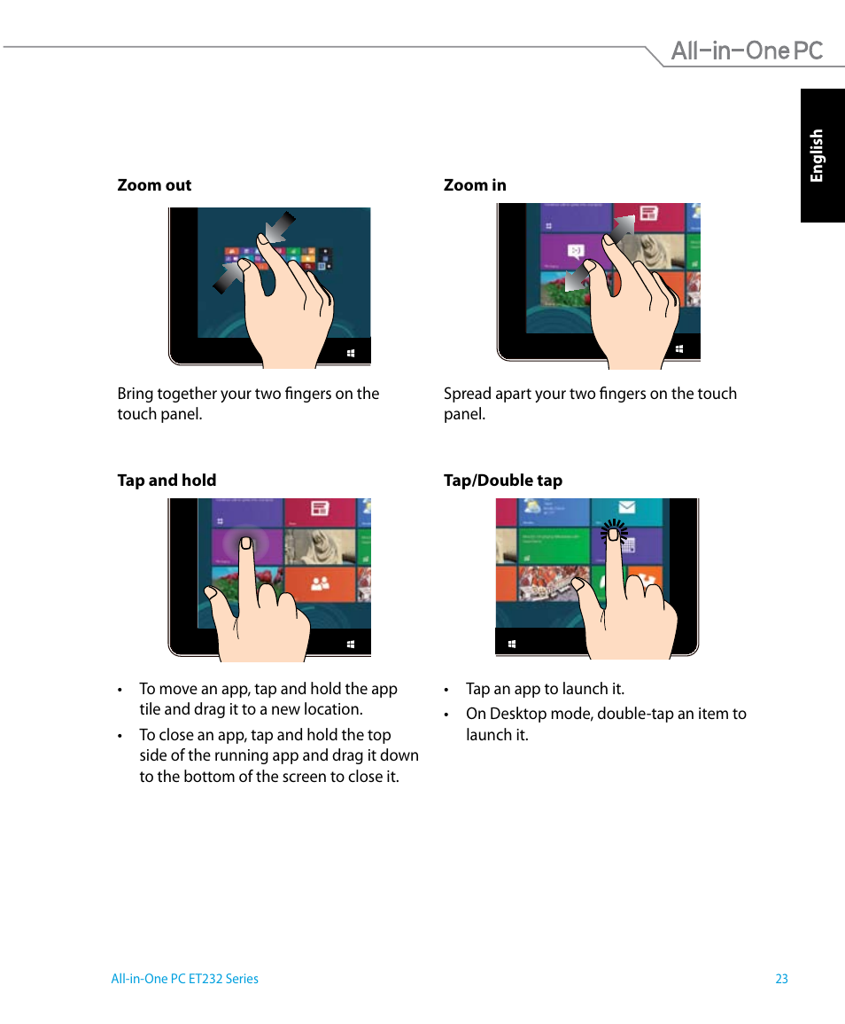 Asus ET2322IUTH User Manual | Page 23 / 58