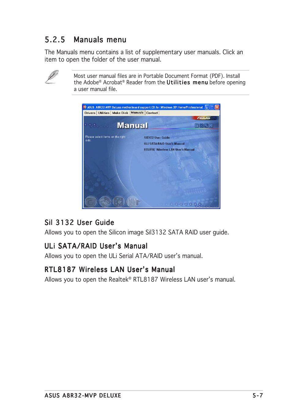 Asus A8R32-MVP Deluxe User Manual | Page 119 / 168