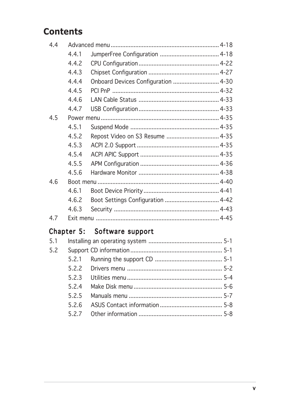 Asus A8R32-MVP Deluxe User Manual | Page 5 / 168