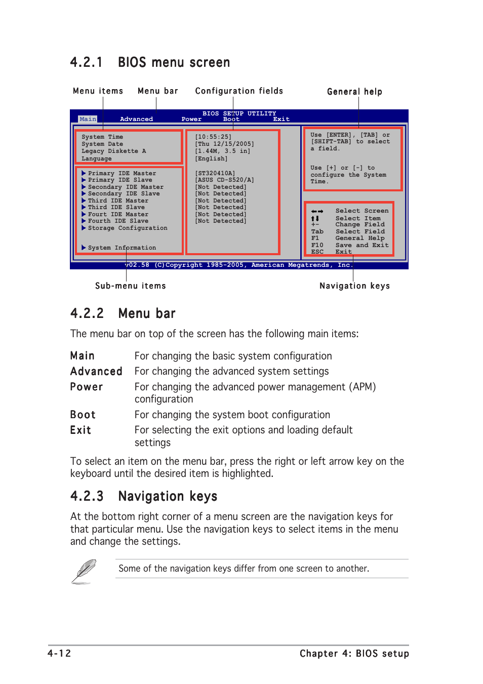 2 menu bar menu bar menu bar menu bar menu bar | Asus A8R32-MVP Deluxe User Manual | Page 76 / 168