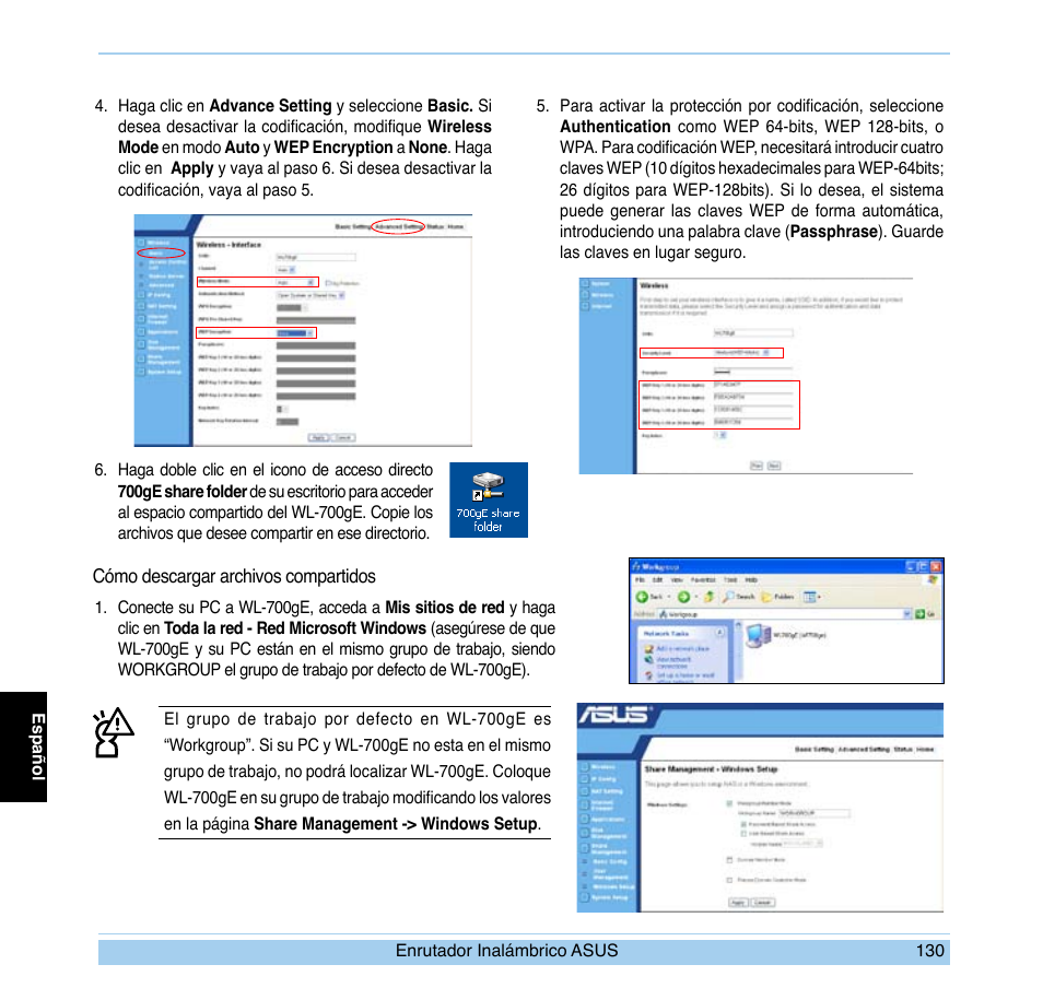 Asus WL-700gE User Manual | Page 131 / 169