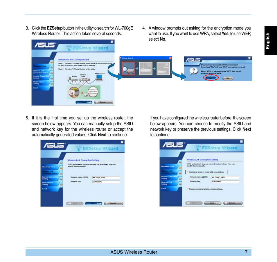 Asus WL-700gE User Manual | Page 8 / 169