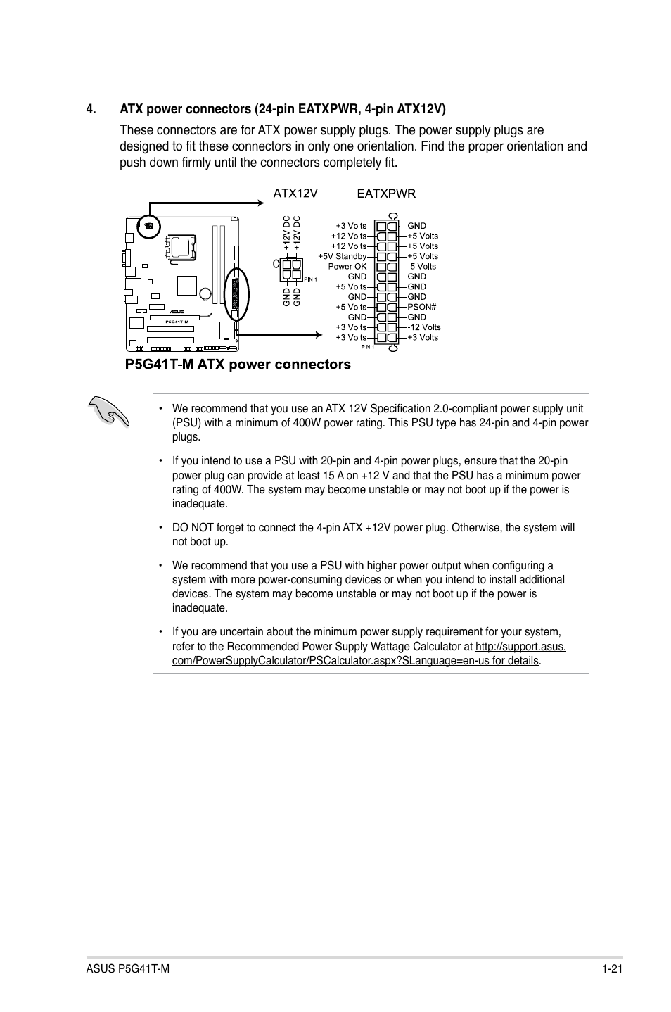 Asus P5G41T-M/USB3 User Manual | Page 31 / 58