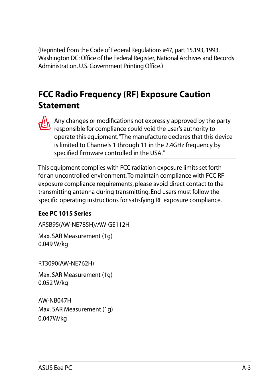 Asus Eee PC R051PW User Manual | Page 49 / 60