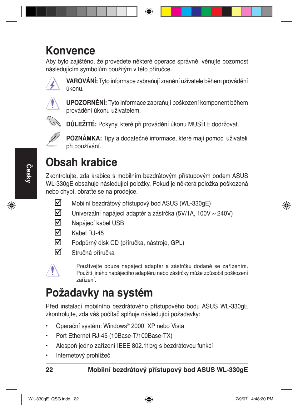 Asus WL-330gE User Manual | Page 23 / 229