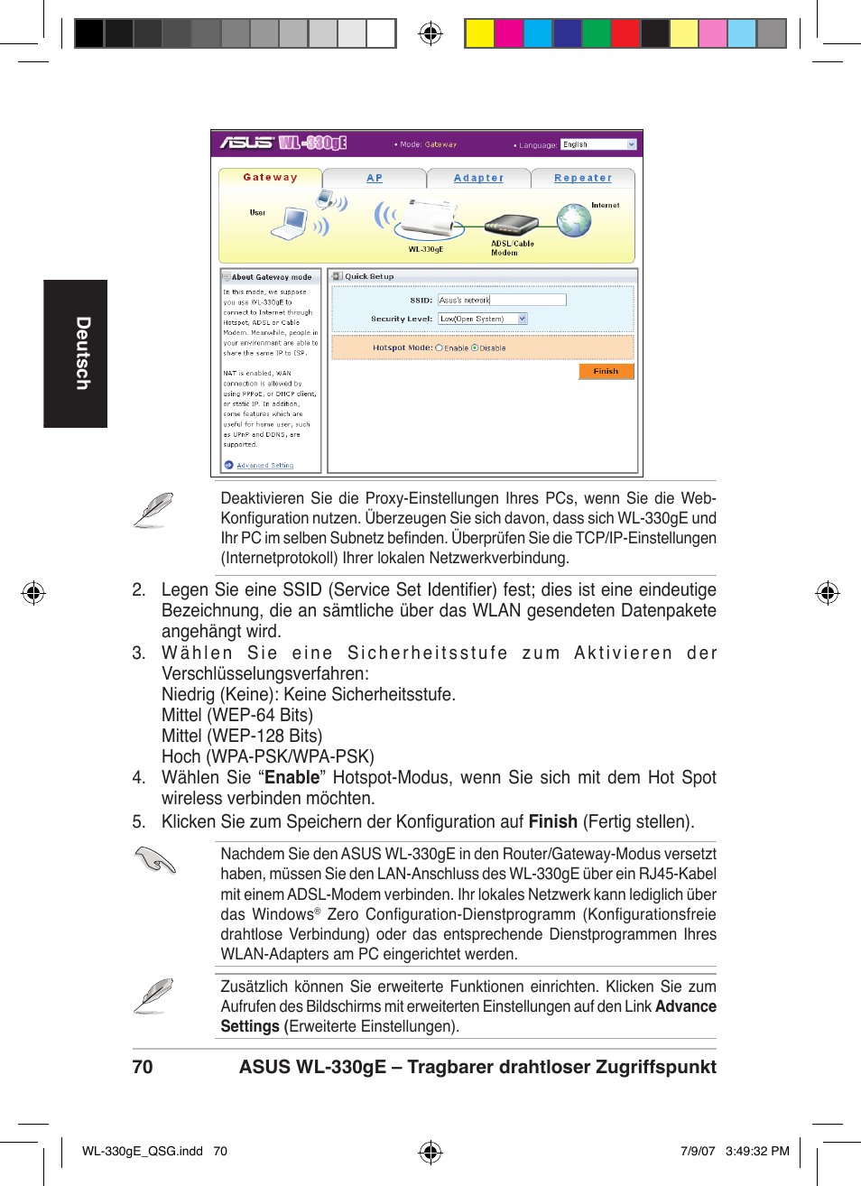 Asus WL-330gE User Manual | Page 71 / 229