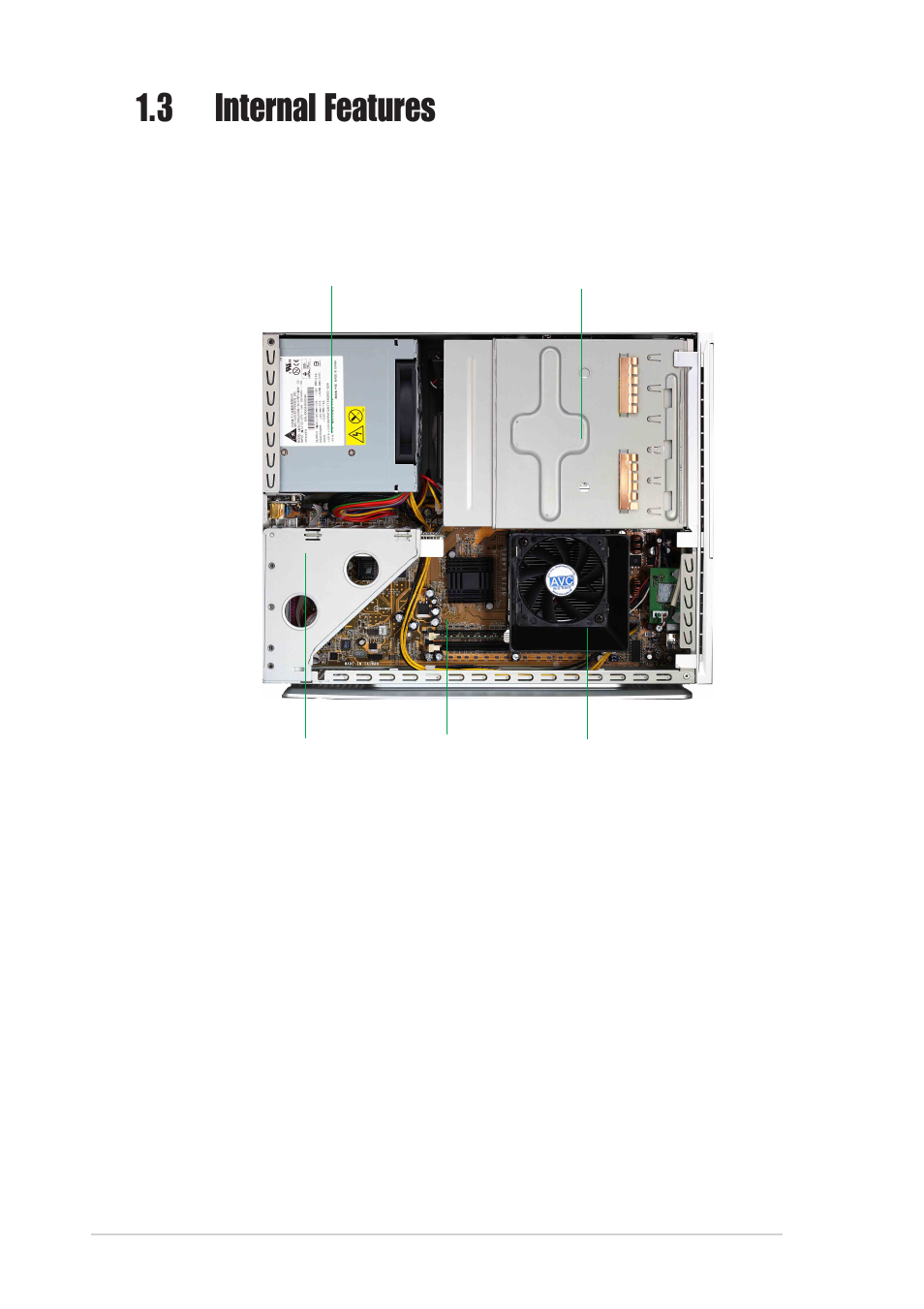 3 internal features | Asus Pundit-S User Manual | Page 14 / 100