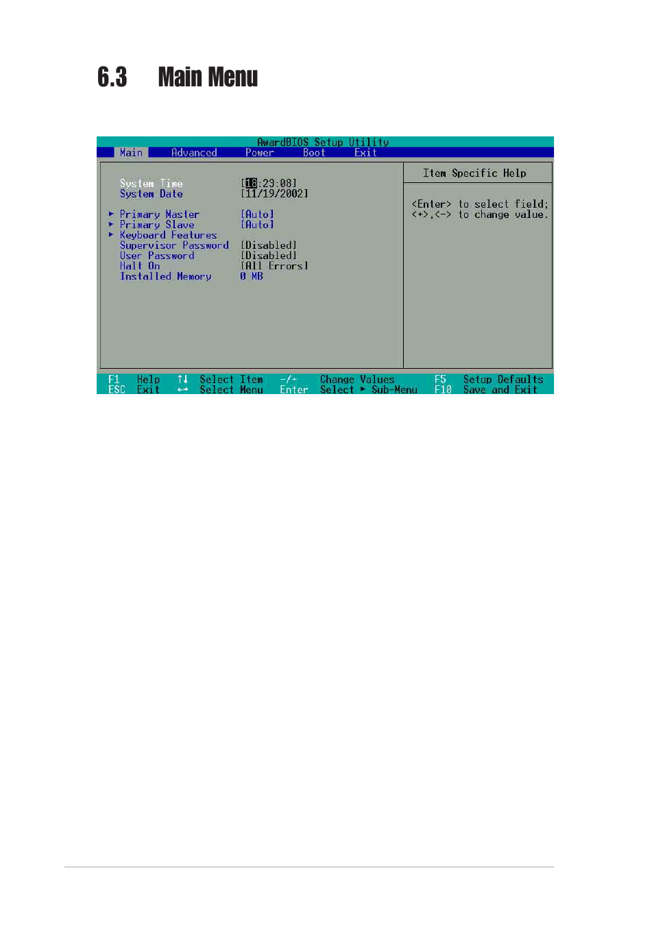 3 main menu | Asus Pundit-S User Manual | Page 64 / 100