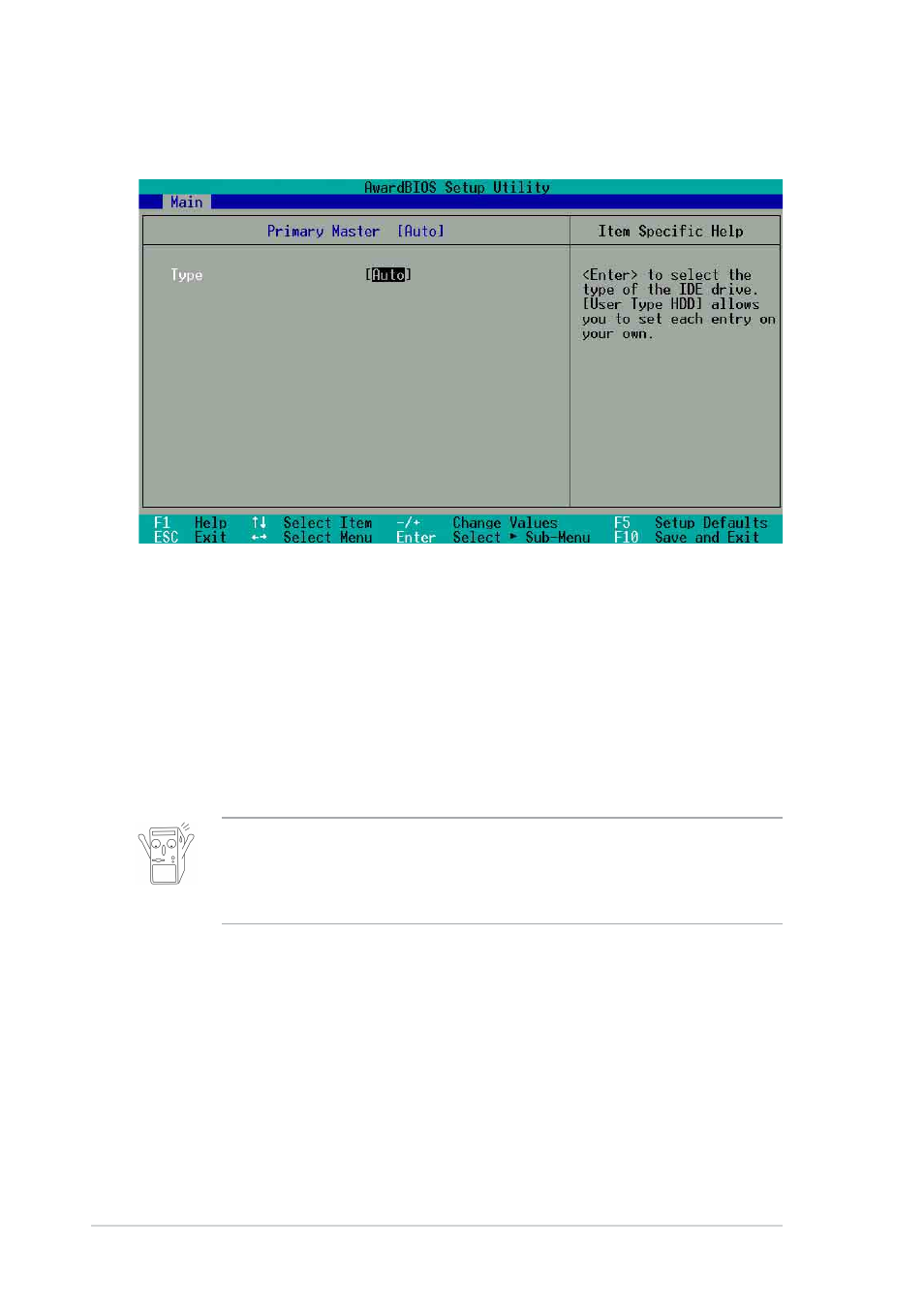 1 primary and secondary master/slave | Asus Pundit-S User Manual | Page 66 / 100