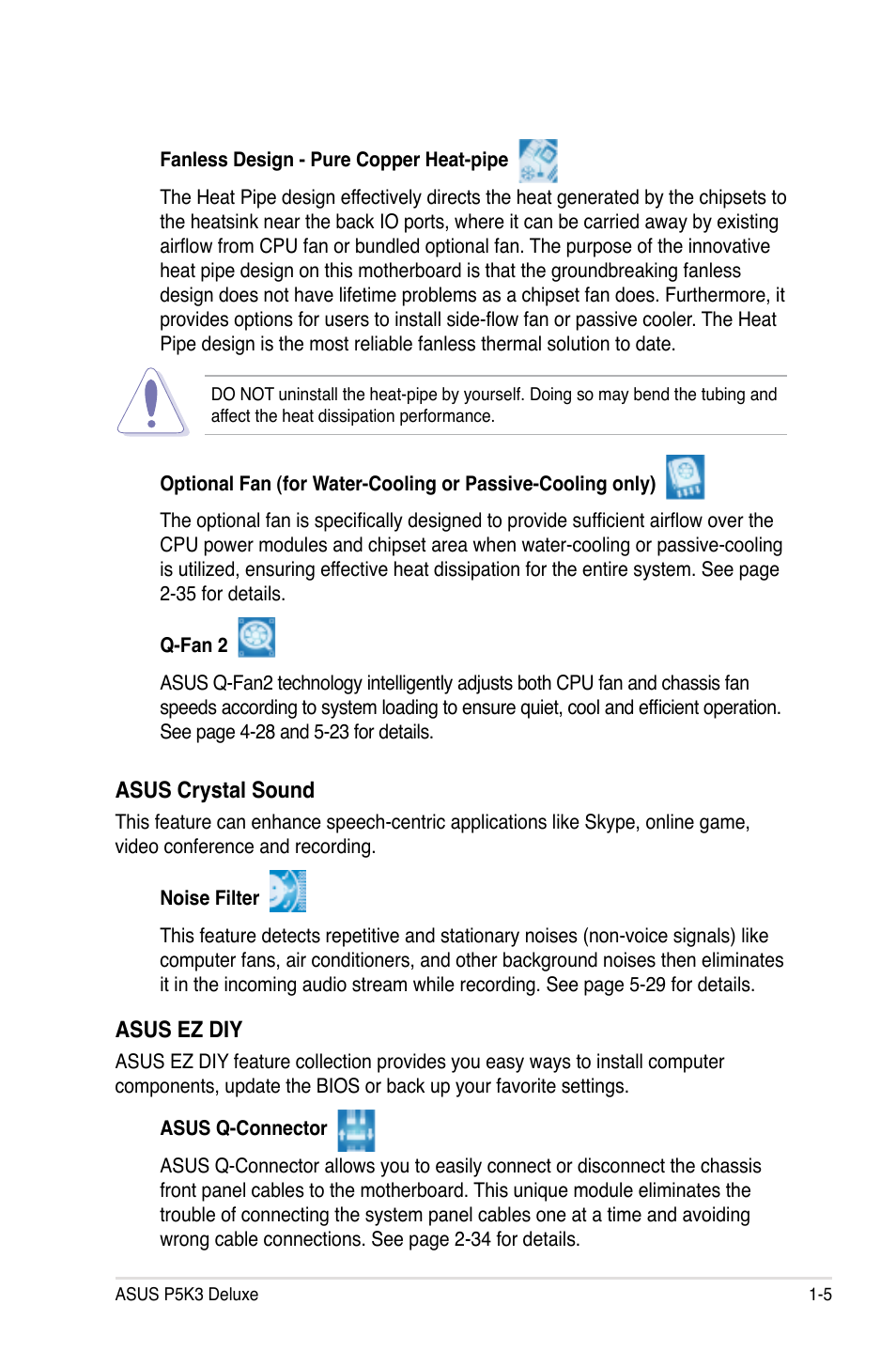 Asus P5K3 Deluxe User Manual | Page 21 / 176