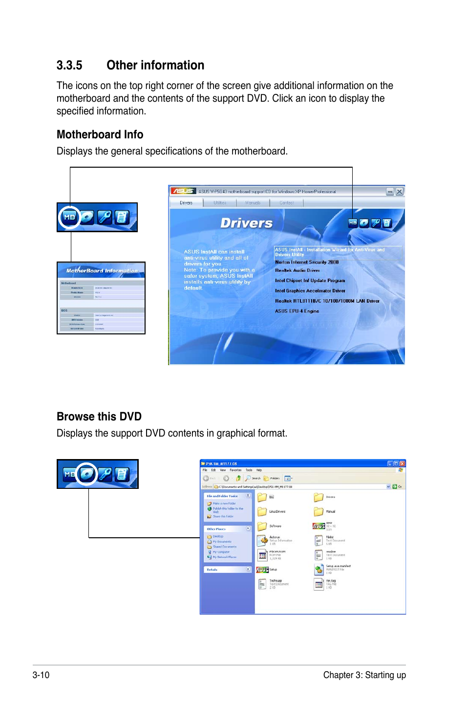 5 other information | Asus V4-P5P43 User Manual | Page 54 / 112