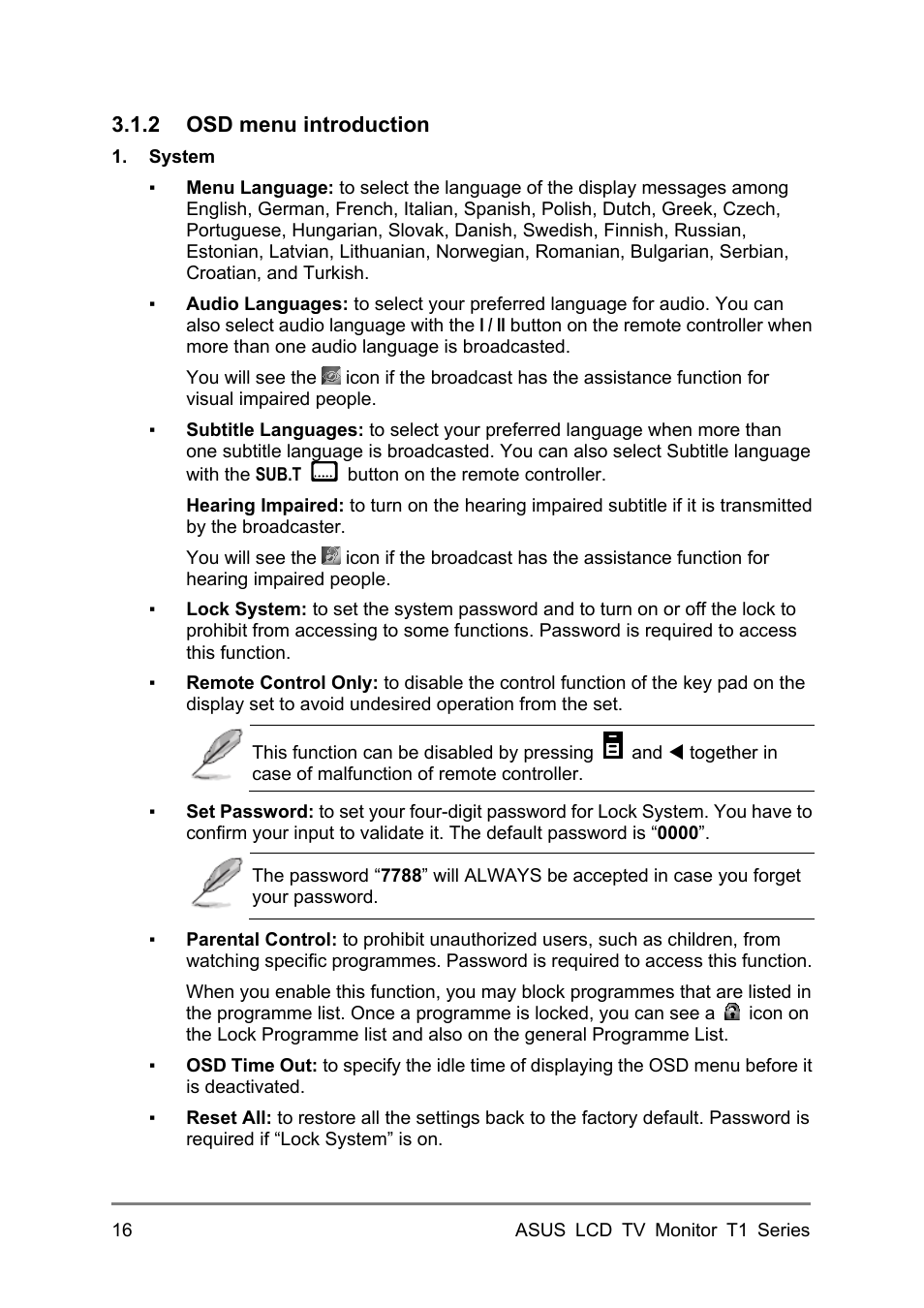 Asus 27T1E User Manual | Page 26 / 34