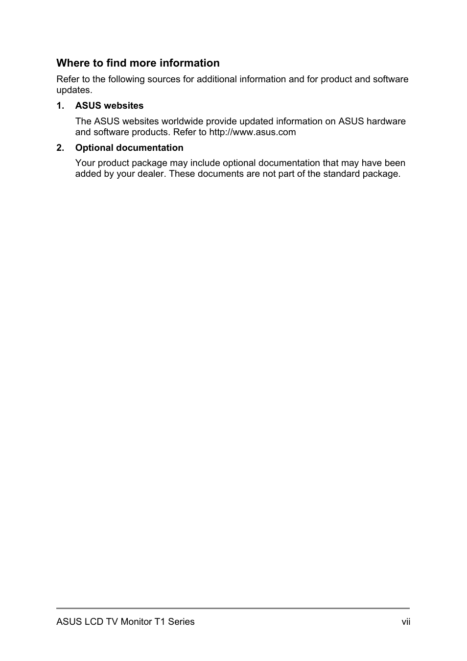 Asus 27T1E User Manual | Page 7 / 34