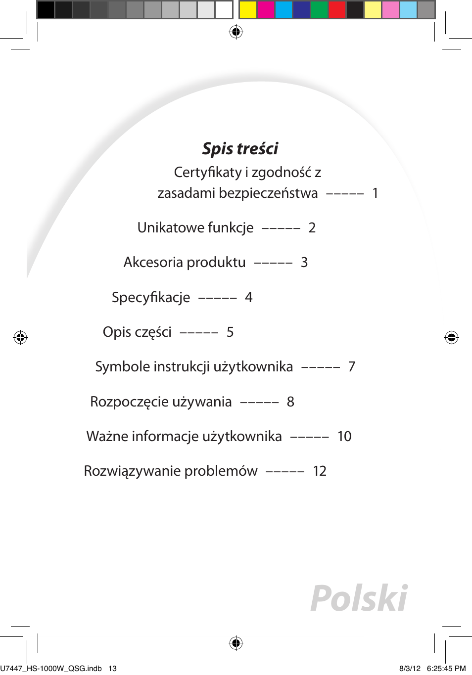 Polski | Asus HS-1000W User Manual | Page 146 / 223