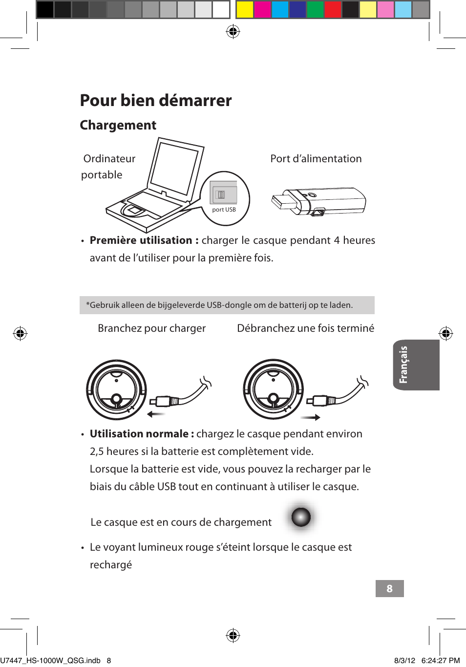 Pour bien démarrer, Chargement | Asus HS-1000W User Manual | Page 61 / 223