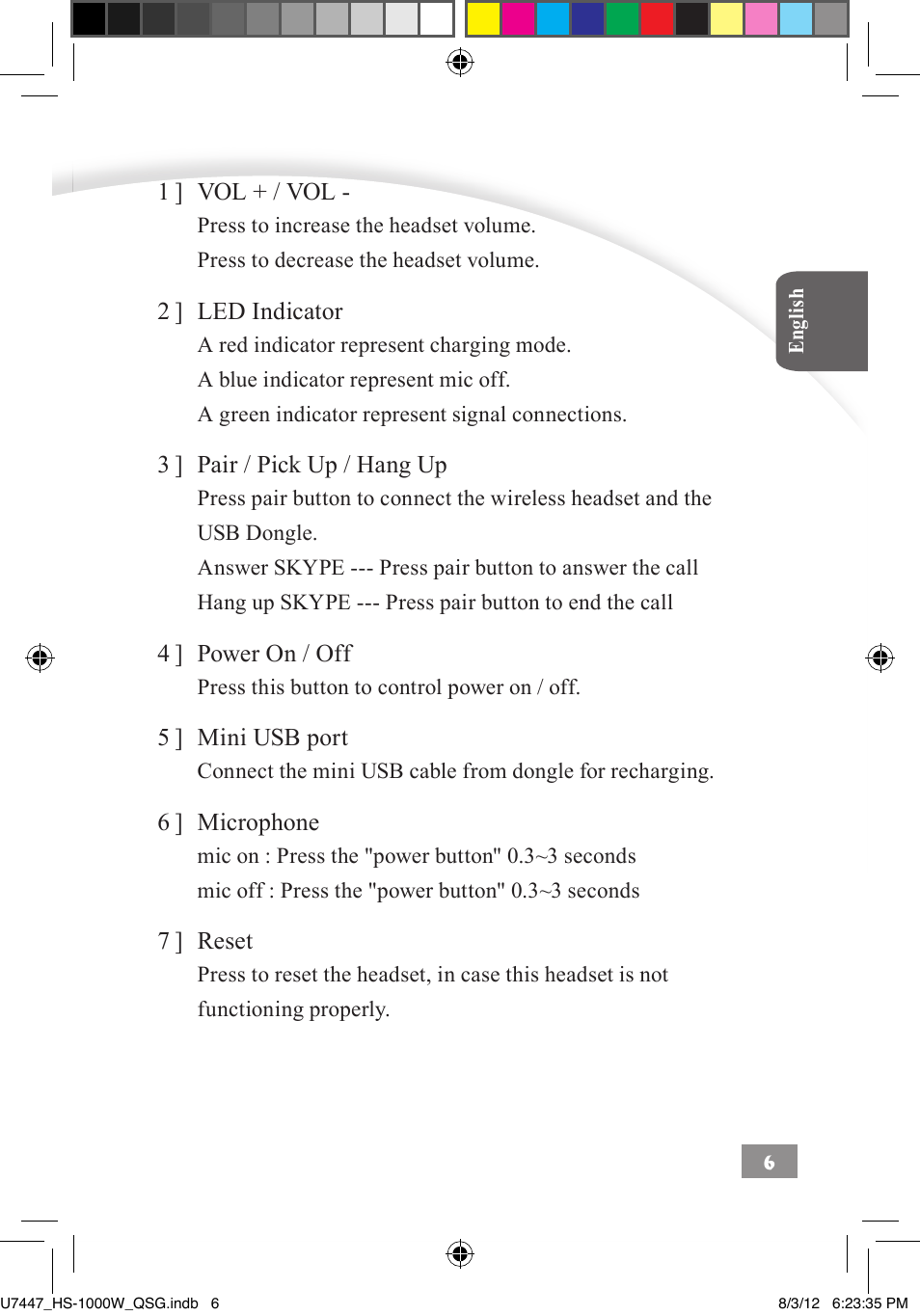 Asus HS-1000W User Manual | Page 7 / 223