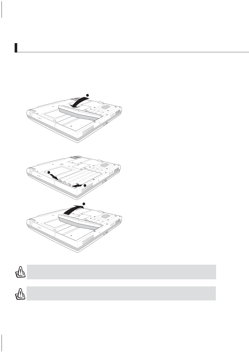 Installing and removing the battery pack, 24 getting started | Asus L1A User Manual | Page 24 / 90