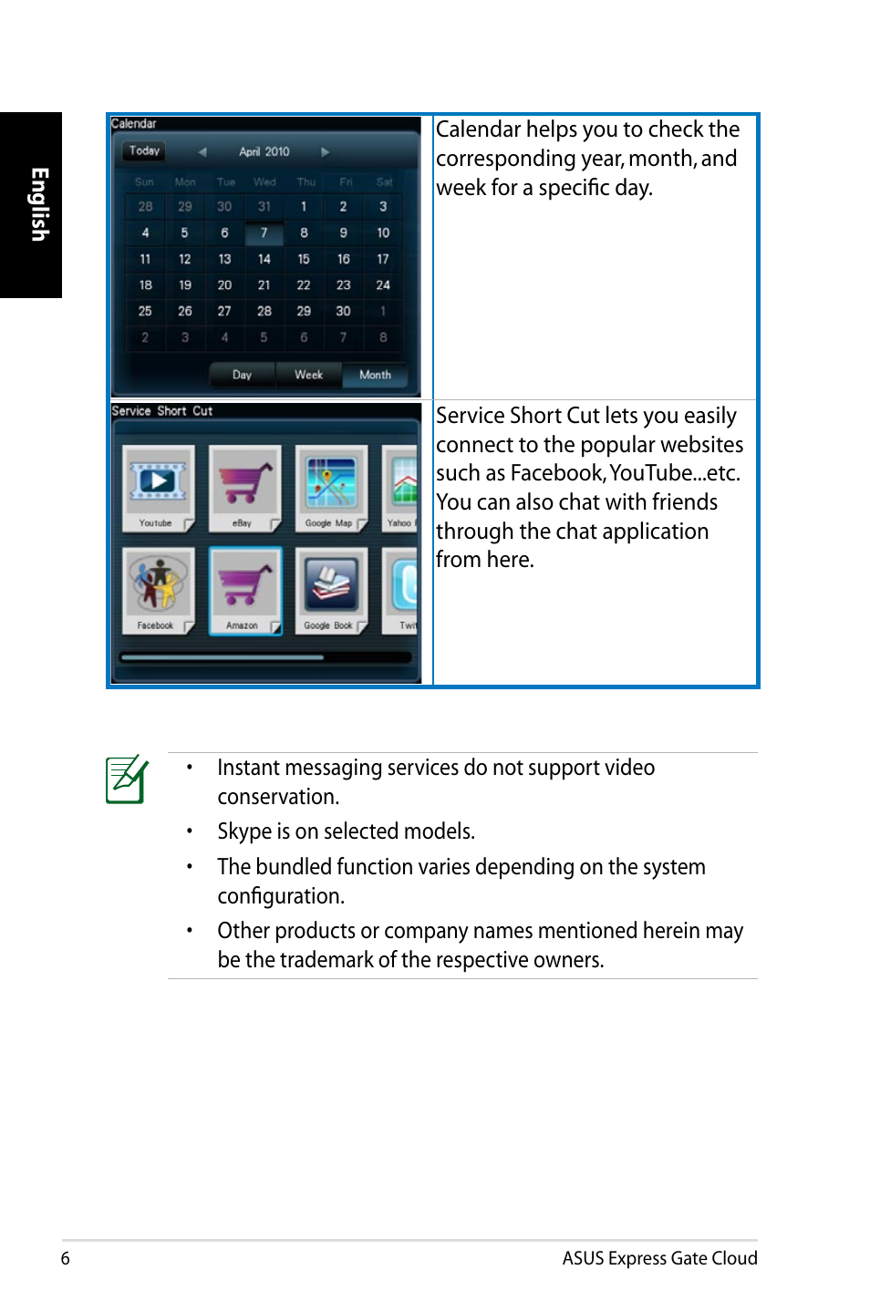 Asus Eee PC VX6 User Manual | Page 6 / 8