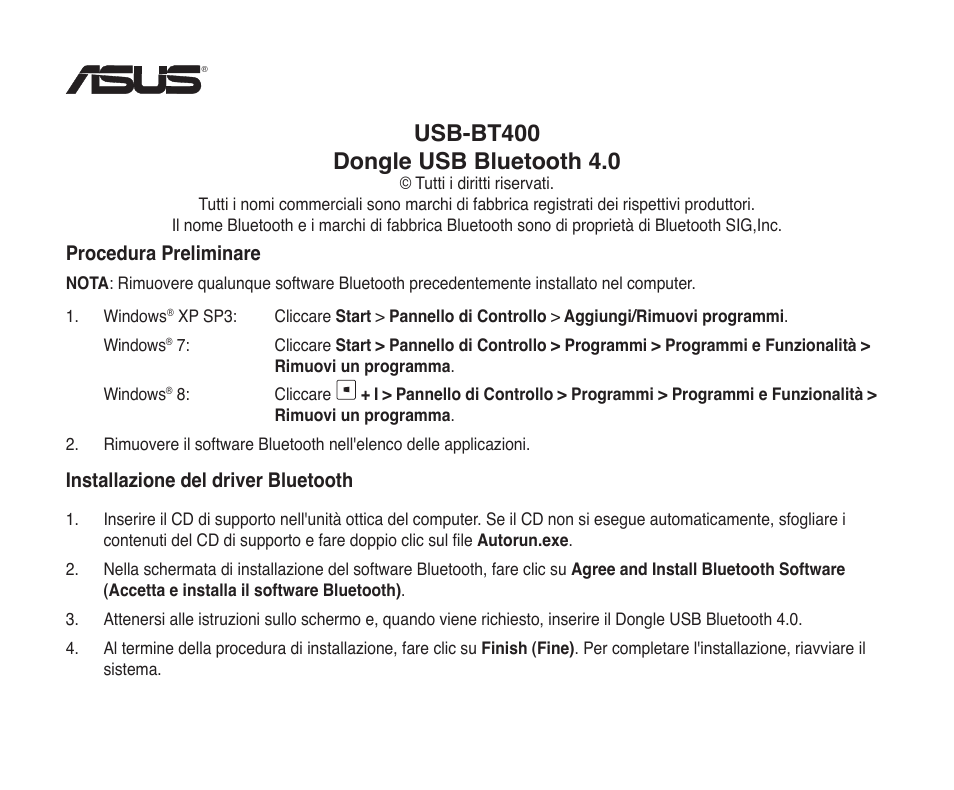 Asus USB-BT400 User Manual | Page 23 / 52