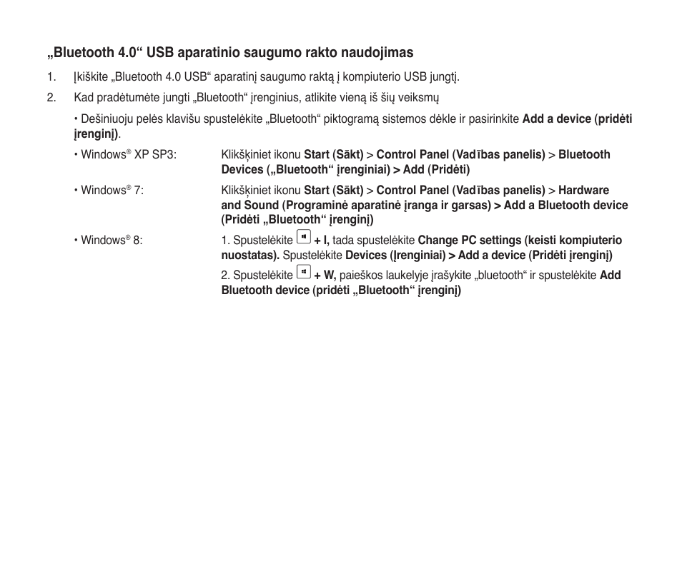 Asus USB-BT400 User Manual | Page 28 / 52