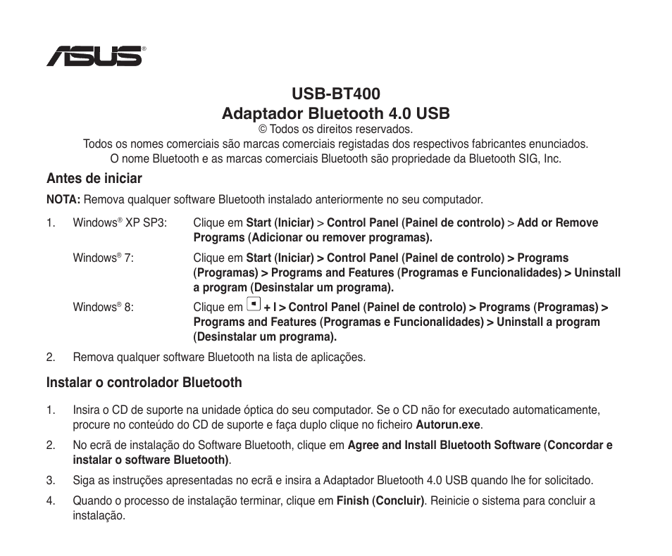 Asus USB-BT400 User Manual | Page 33 / 52