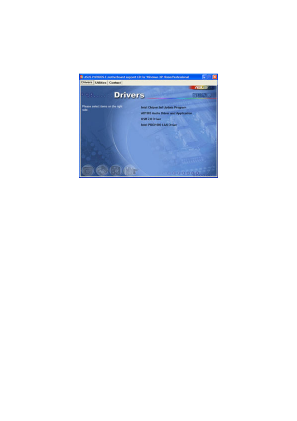 2 drivers menu | Asus AP120-E1 User Manual | Page 108 / 136