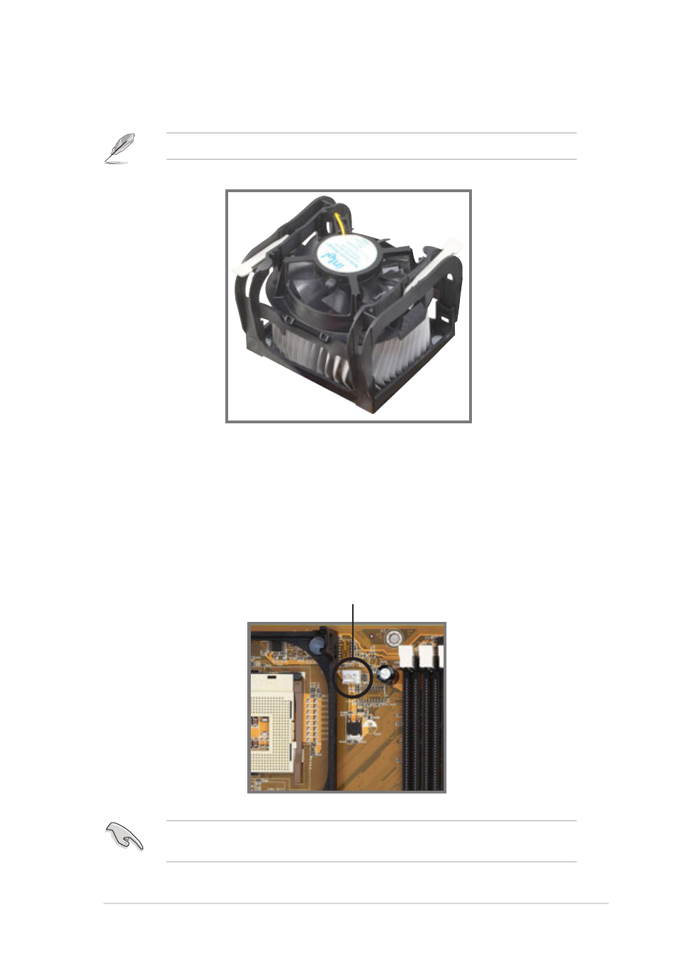 4 connecting the cpu fan cable | Asus AP120-E1 User Manual | Page 35 / 136