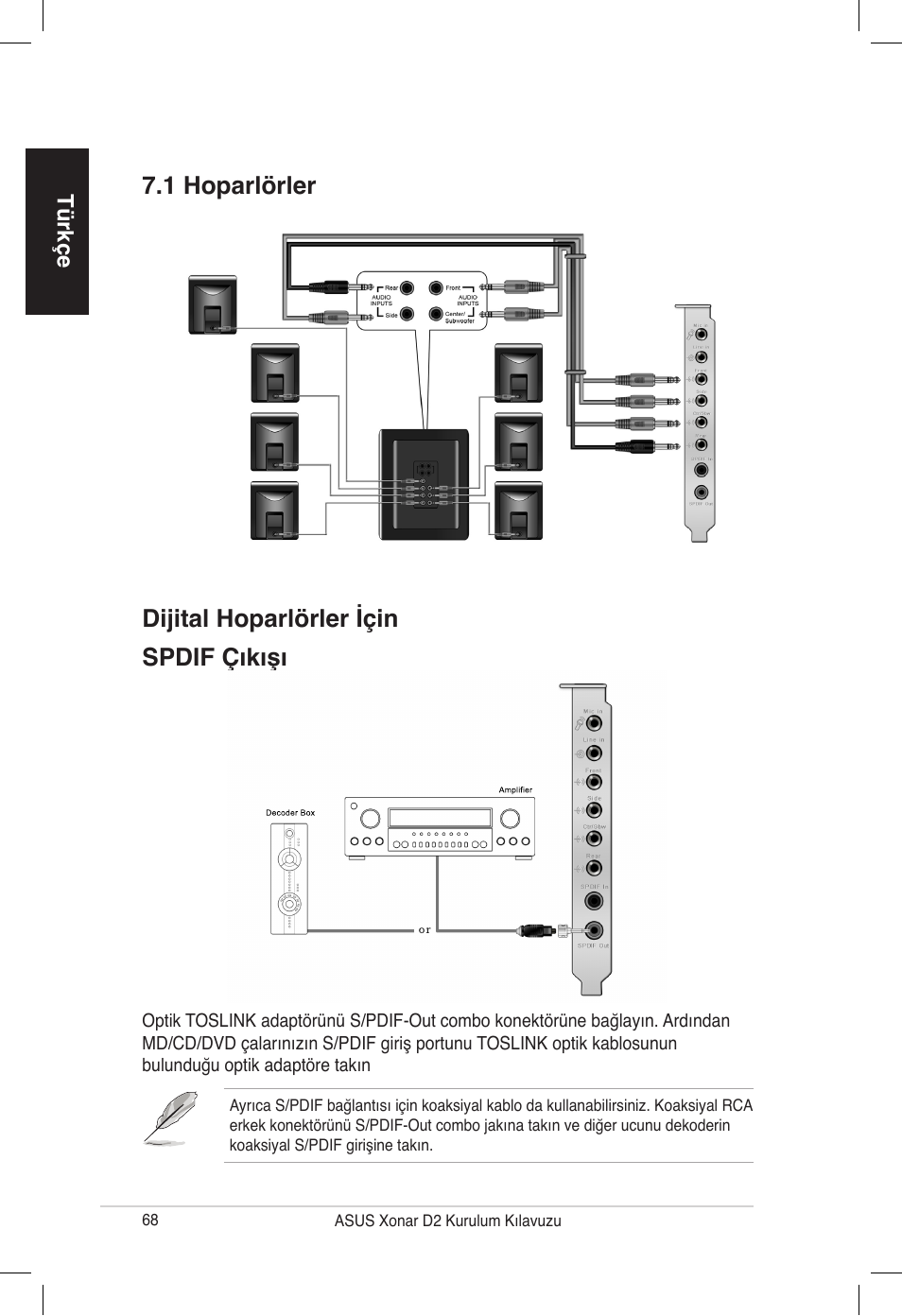 Asus Xonar D2/PM User Manual | Page 68 / 80