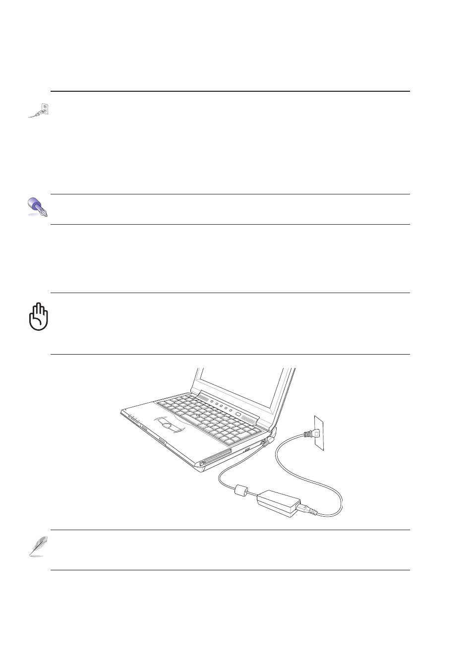 Power connection | Asus S3N User Manual | Page 29 / 74