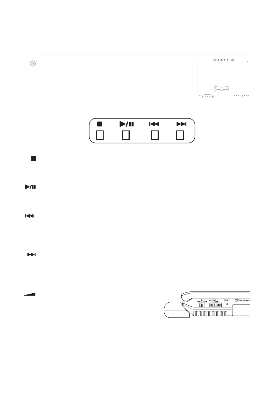 Cd player control buttons | Asus S3N User Manual | Page 40 / 74