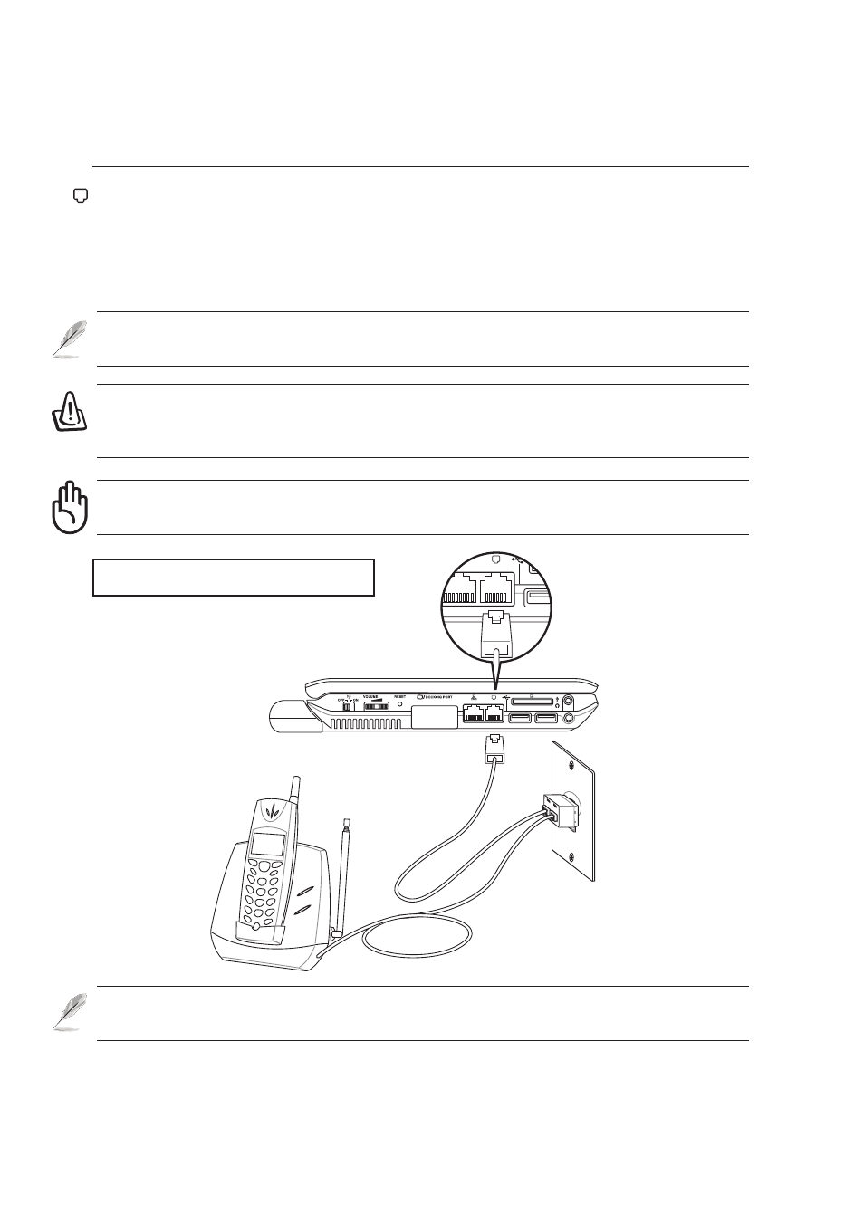 Internal modem | Asus S3N User Manual | Page 53 / 74