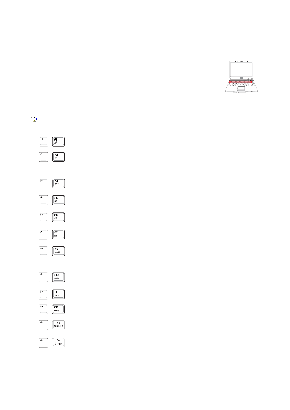 Special keyboard functions, Colored hot keys | Asus Z62F User Manual | Page 27 / 70