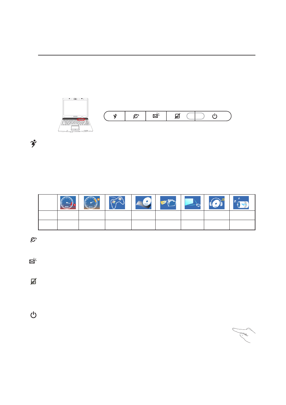 Switches and status indicators, Switches, 29 getting started | Internet launch key, Pad-lock key, Email launch key, Power switch, Power4 gear key | Asus Z62F User Manual | Page 29 / 70