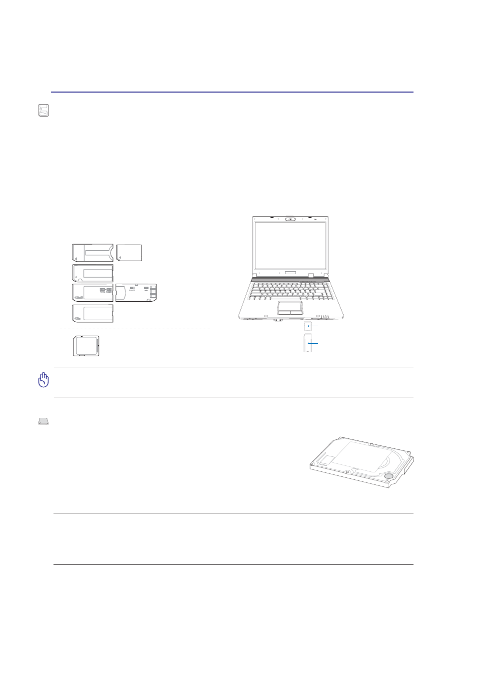 Hard disk drive | Asus Z62F User Manual | Page 42 / 70