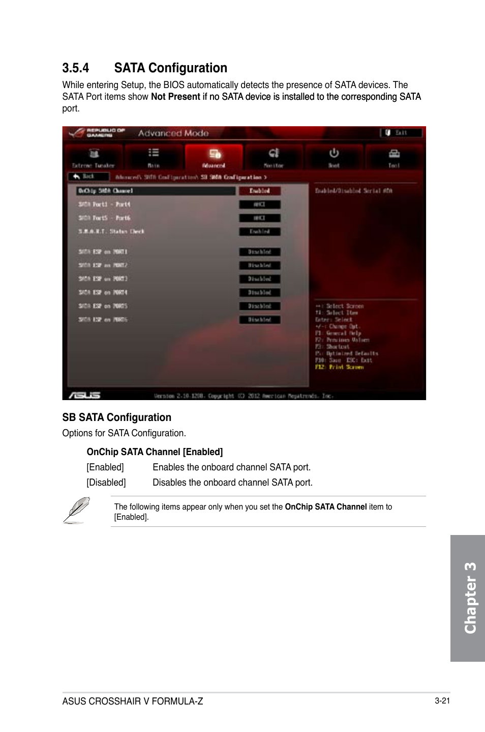 4 sata configuration, Sata configuration -21, Chapter 3 | Asus Crosshair V Formula-Z User Manual | Page 101 / 190