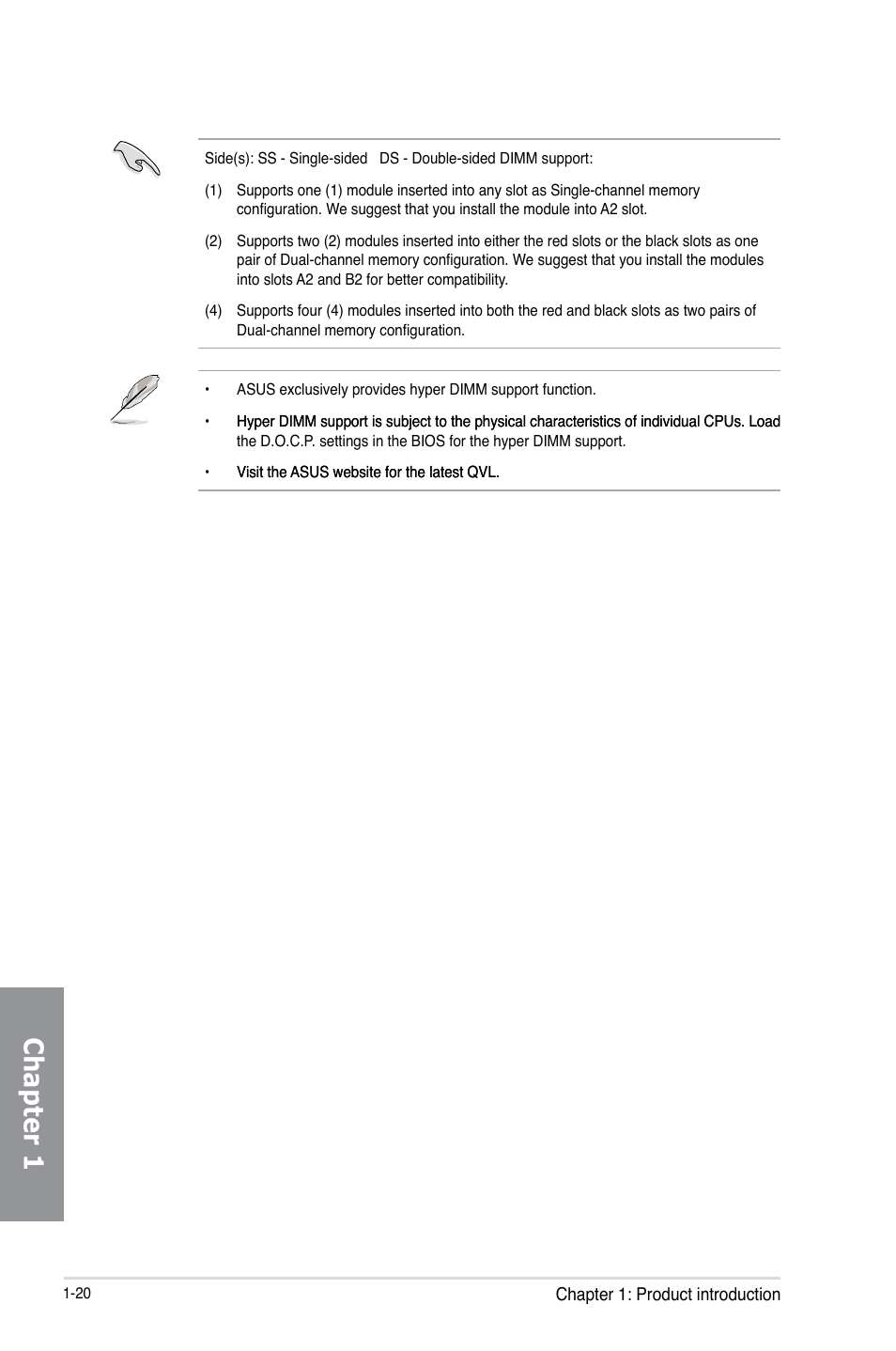 Chapter 1 | Asus Crosshair V Formula-Z User Manual | Page 36 / 190