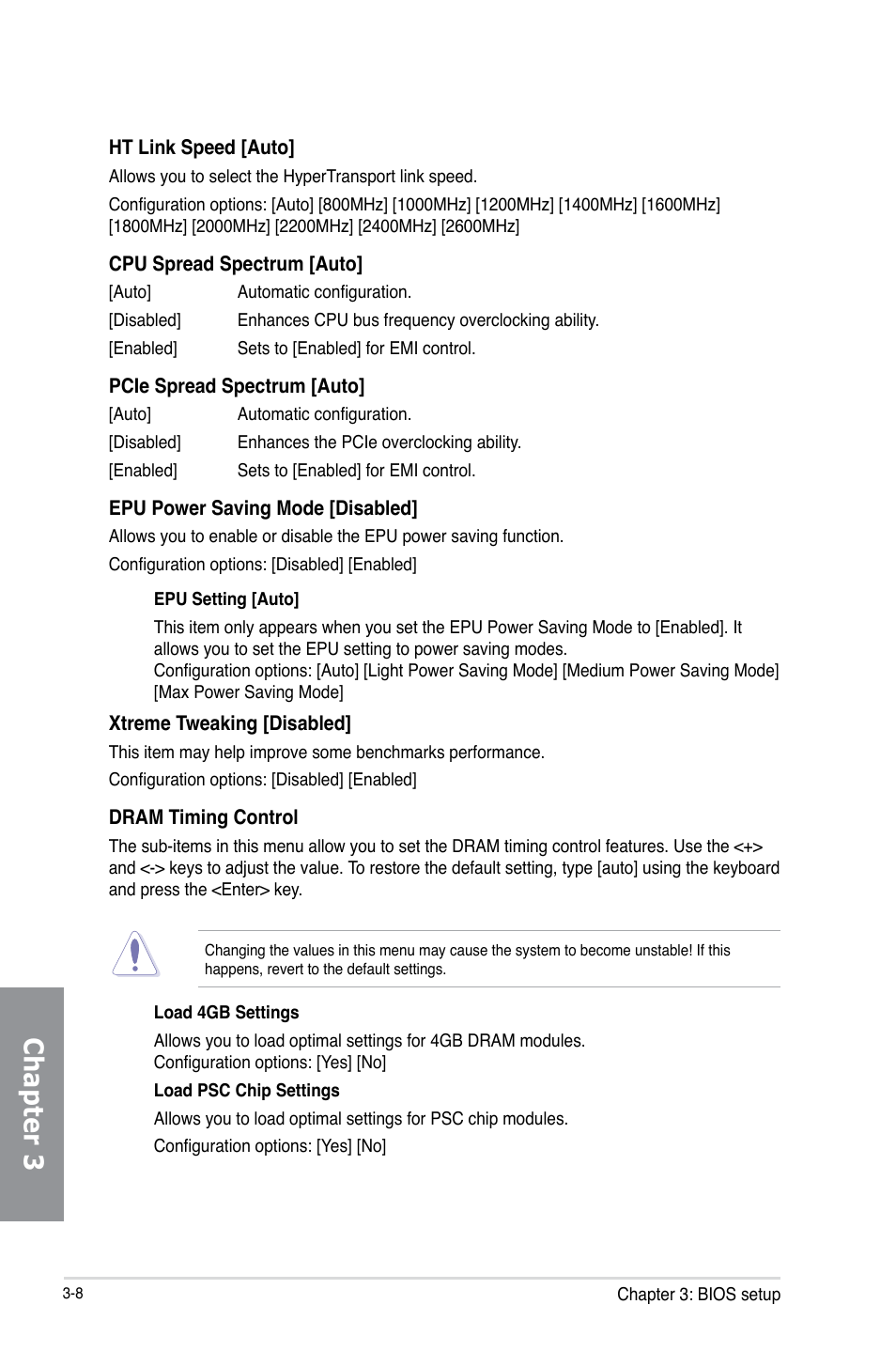 Chapter 3 | Asus Crosshair V Formula-Z User Manual | Page 88 / 190