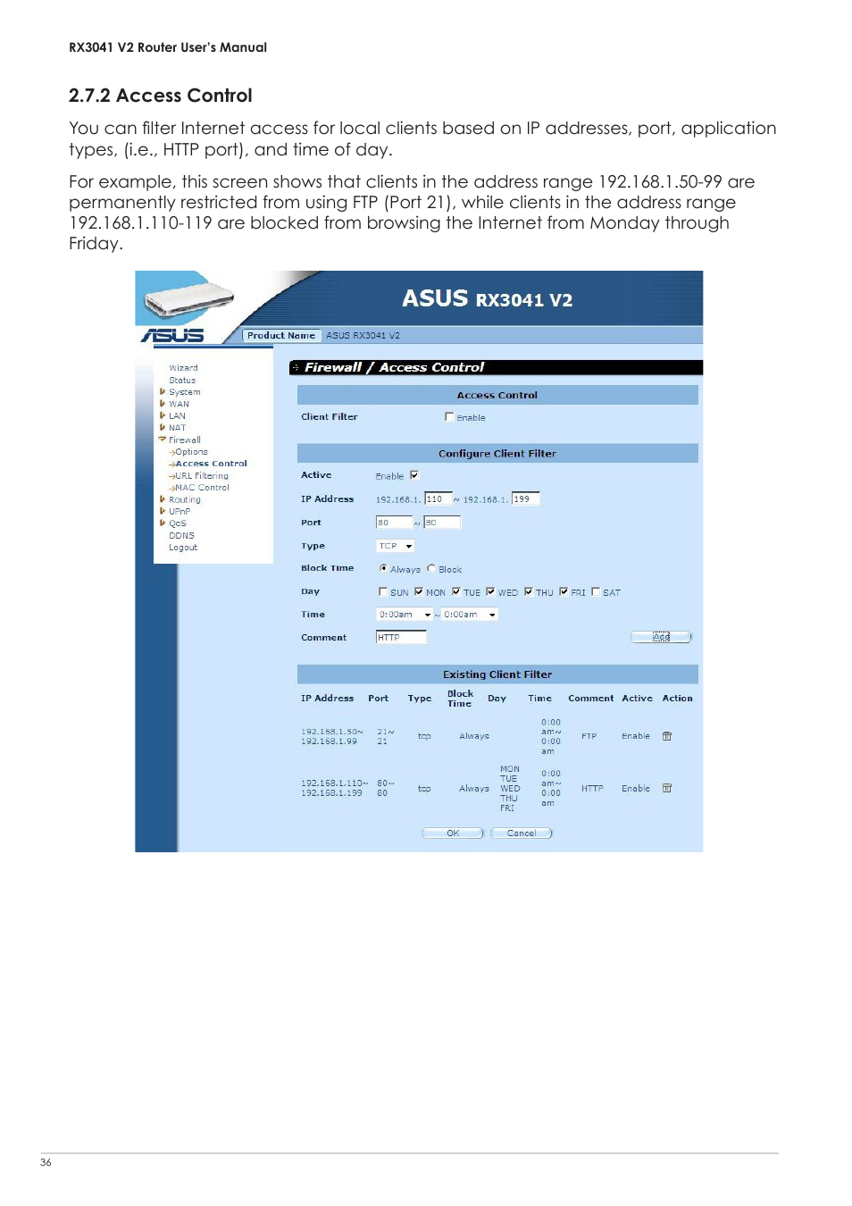 2 access control | Asus RX3041 V2 User Manual | Page 38 / 46