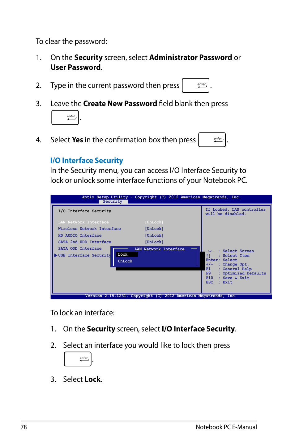 Asus G750JX User Manual | Page 78 / 122