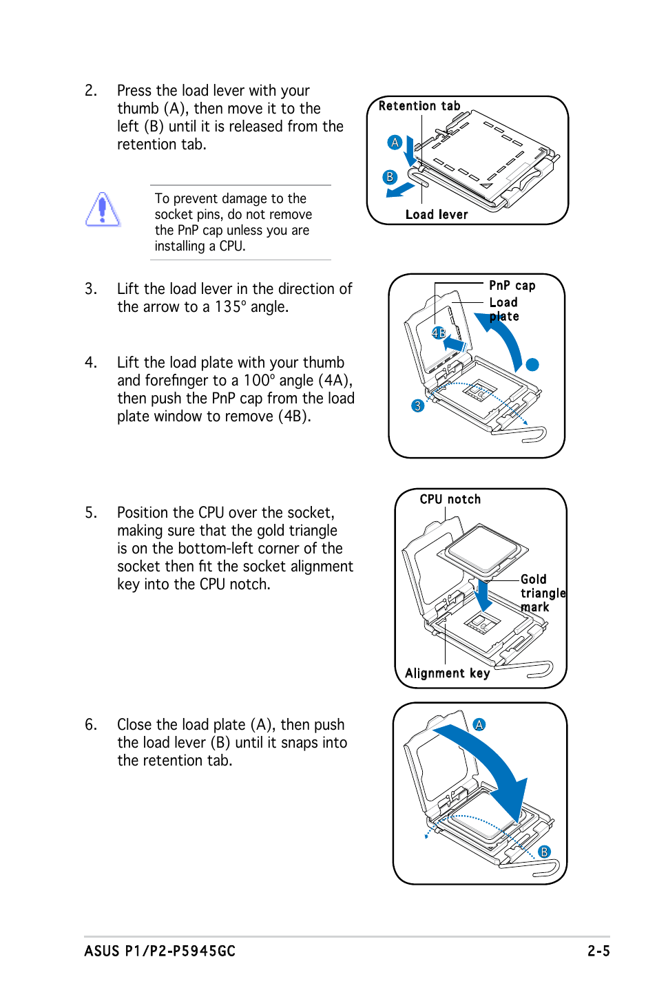 Asus P2-P5945GC User Manual | Page 21 / 92