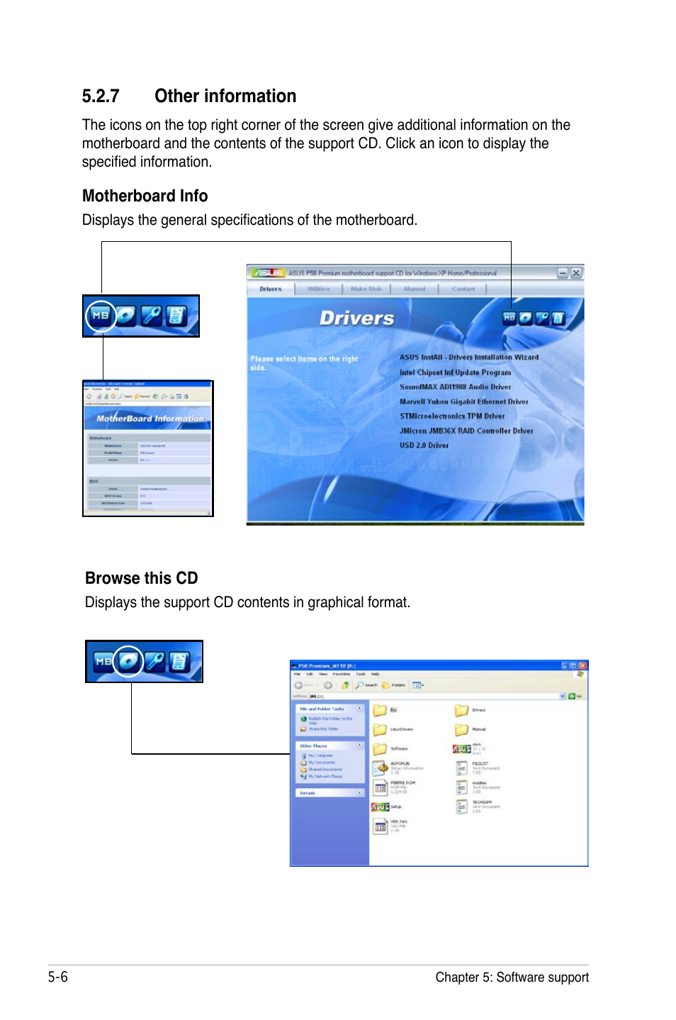 7 other information, Other information -6 | Asus P5B Premium Vista Edition User Manual | Page 116 / 190