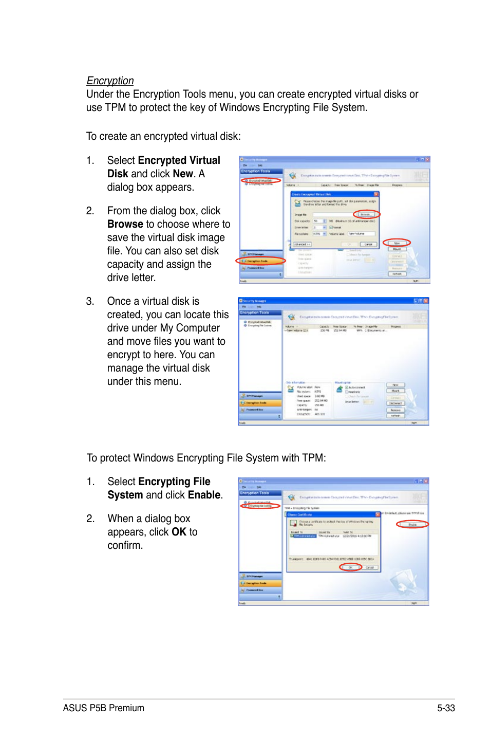 Asus P5B Premium Vista Edition User Manual | Page 143 / 190