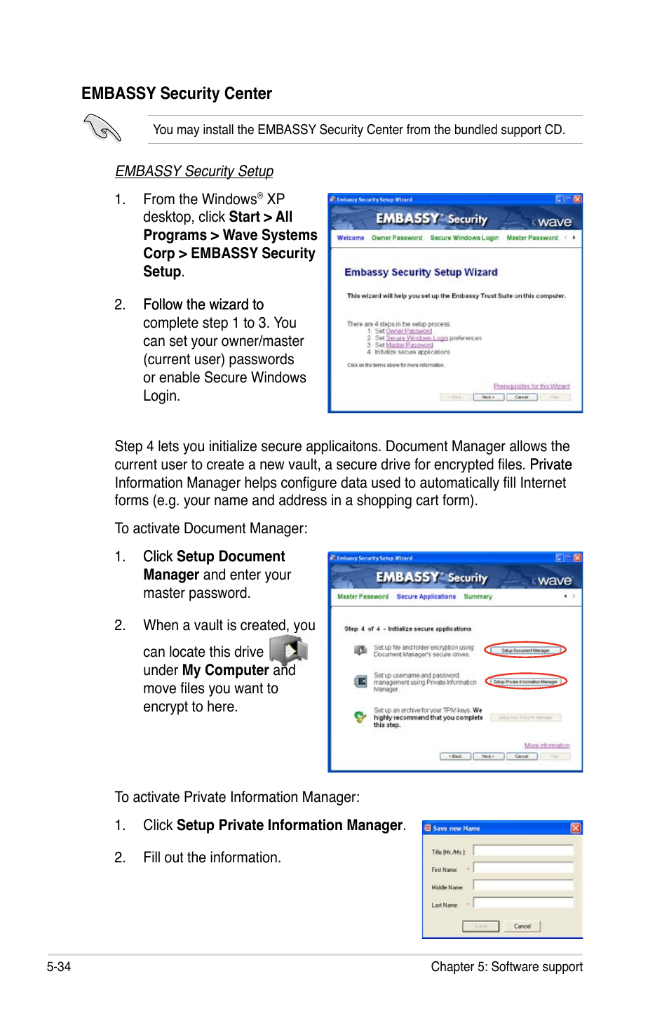 Asus P5B Premium Vista Edition User Manual | Page 144 / 190