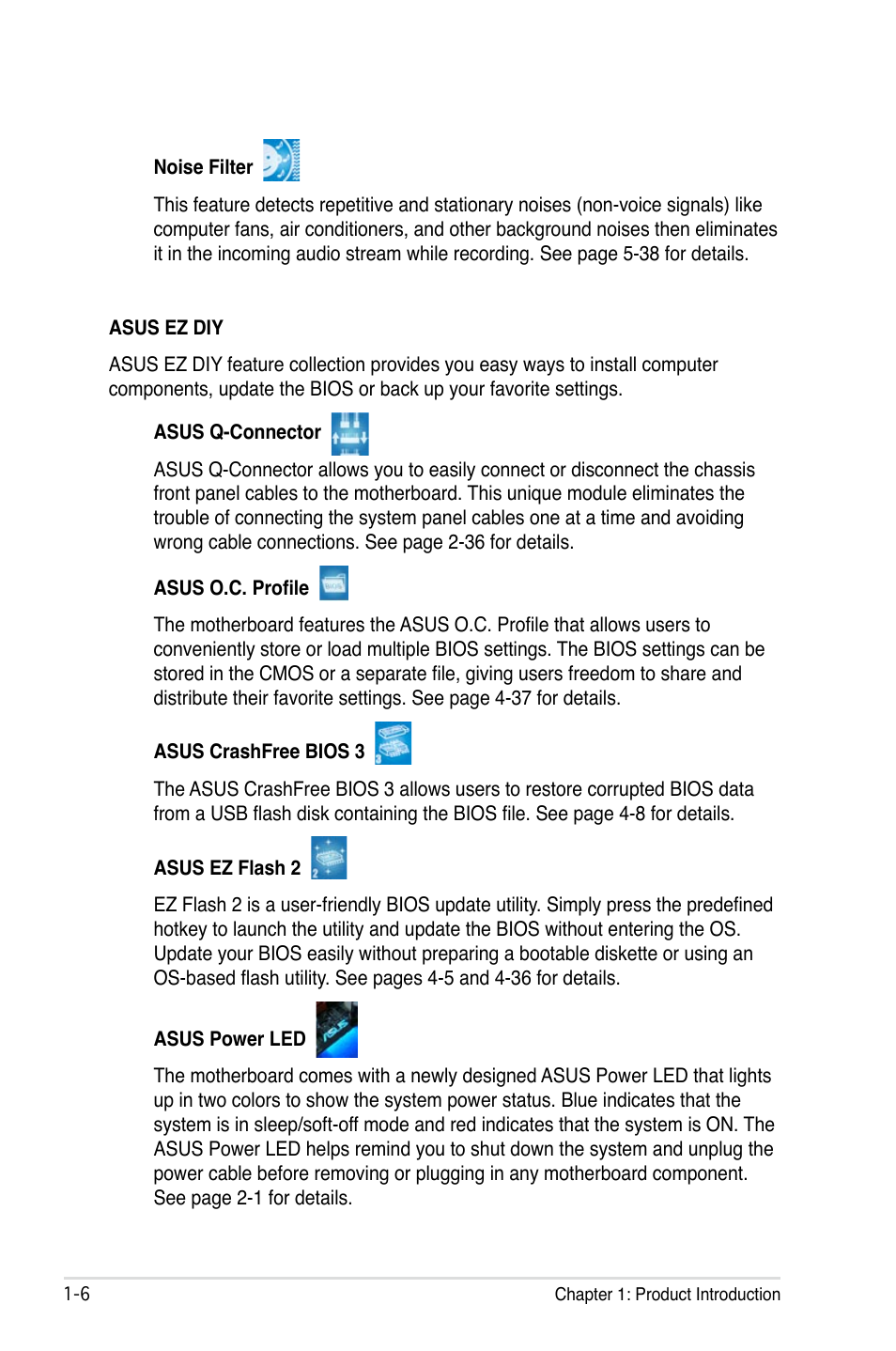 Asus P5B Premium Vista Edition User Manual | Page 22 / 190