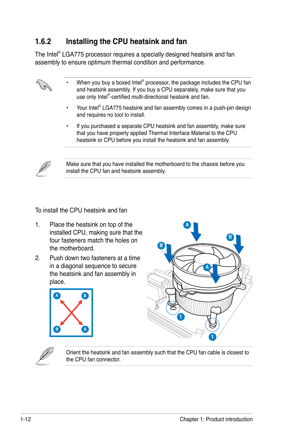 2 installing the cpu heatsink and fan | Asus P5KPL-AM/PS User Manual | Page 24 / 90