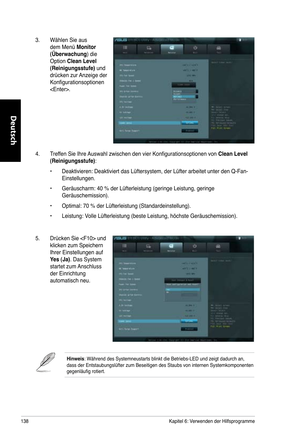 Deutsch d eutsch d eutsch d eutsch | Asus CG8270 User Manual | Page 140 / 536