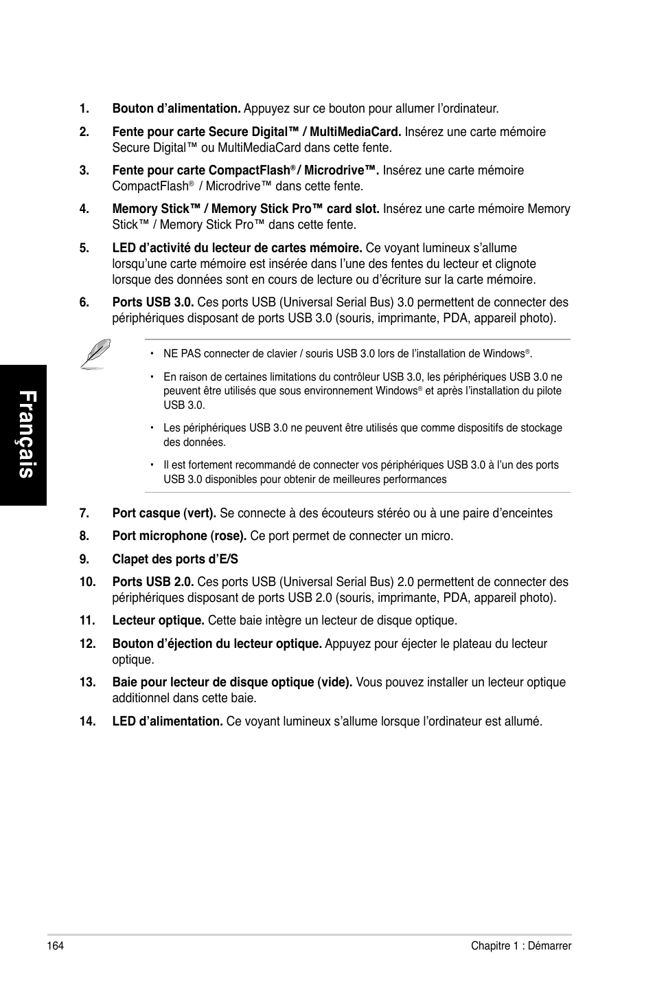 Fr an ça is fra nç ais fr an ça is fra nç ais | Asus CG8270 User Manual | Page 166 / 536