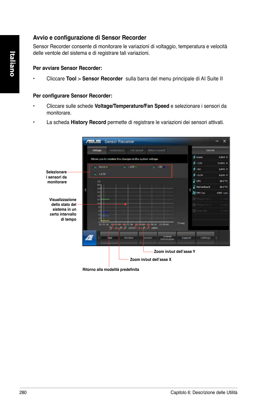 Italiano | Asus CG8270 User Manual | Page 282 / 536