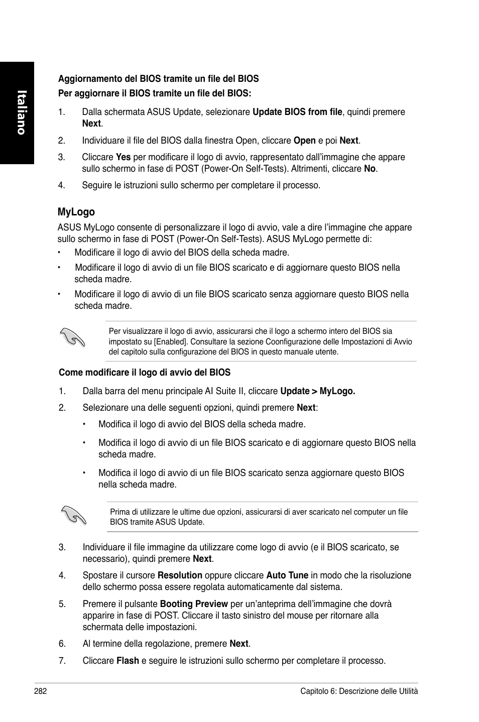 Italiano | Asus CG8270 User Manual | Page 284 / 536