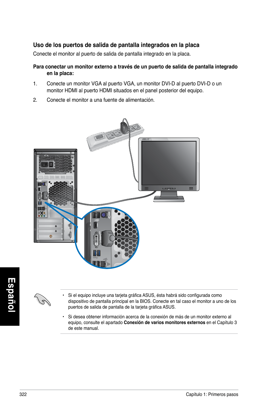 Es pa ño l es pa ño l es pa ño l es pa ño l | Asus CG8270 User Manual | Page 324 / 536